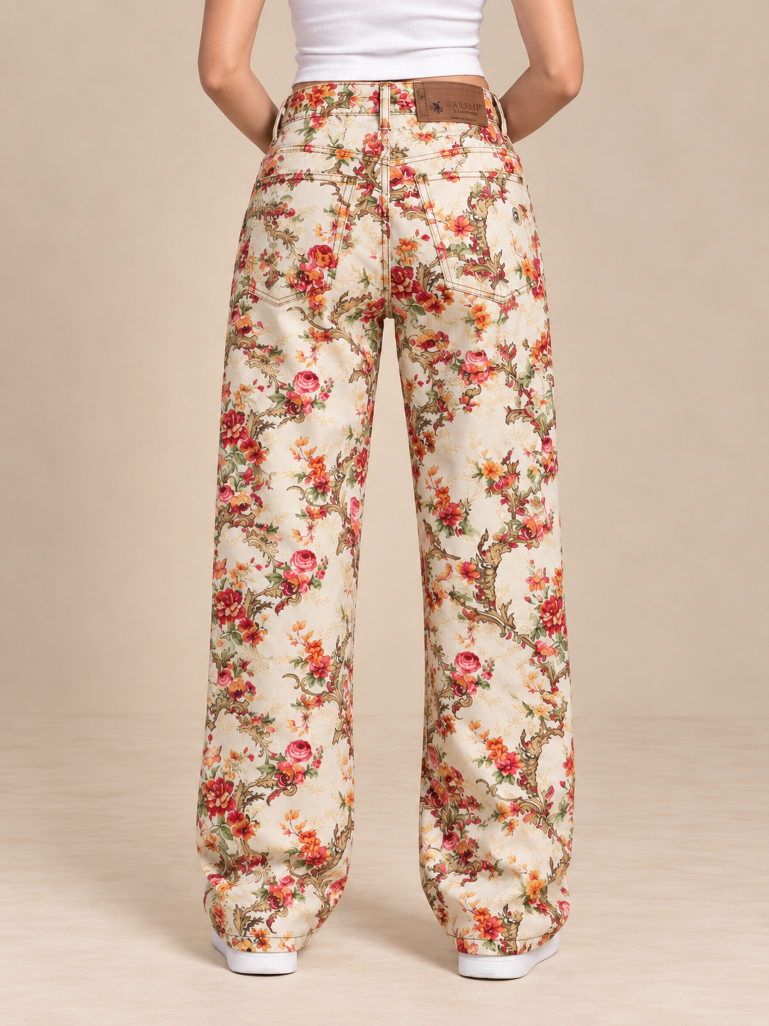 Floral Denim