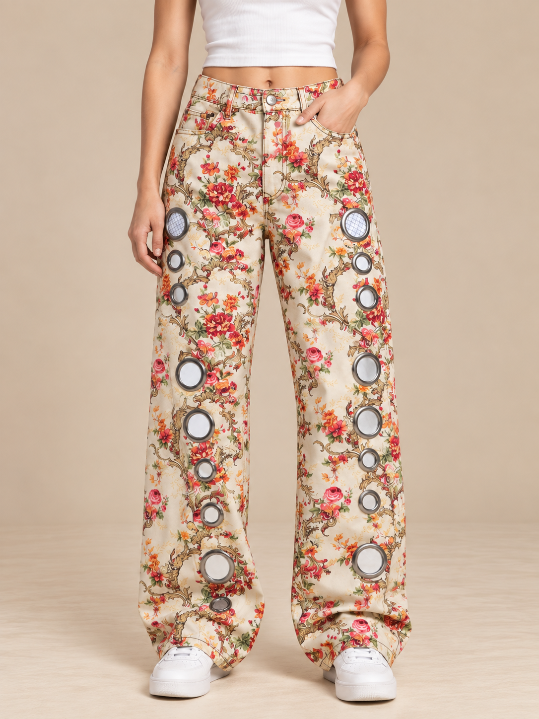 Floral Denim
