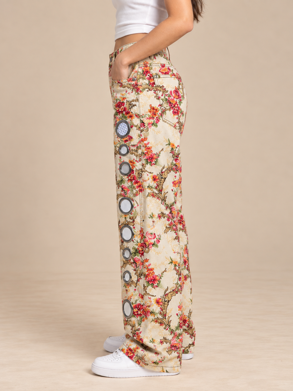 Floral Denim